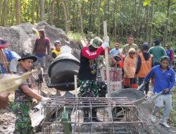 Gotong Royong Kunci Keberhasilan Pembangunan Jembatan Perintis Garuda