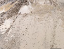 Jalan Desa Danau Lancang Hancur Diduga Akibat Overload, Warga: Kami Jadi Korban!