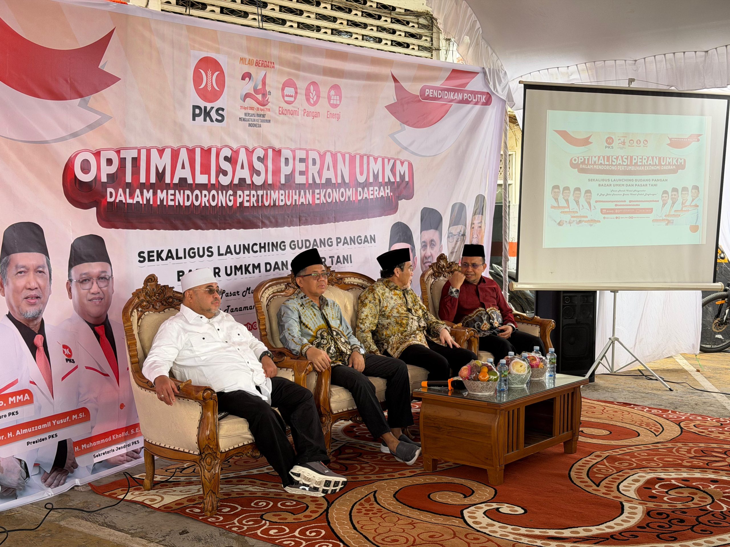 Pks Kalsel Buat Gudang Pangan, Habib Aboe Berikan Dukungan Penuh