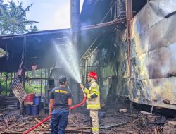 Geger !!! Rumah Seorang Warga Salam Magelang Hangus Di Lalap Si Jago Merah.