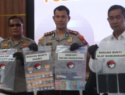 Polres Probolinggo Kota Ungkap Narkoba Amankan 9 Tersangka Pengedar Sabu