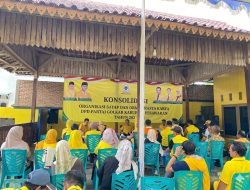 Rapat DPD Golkar Kabupaten Pesawaran, Mustika Bahrum, SE,. MM. Berharap Satu Komando Dalam Pemilu