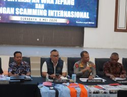 Polrestabes Surabaya Bongkar Markas Scaming Jaringan Internasional 44 Orang Diamankan