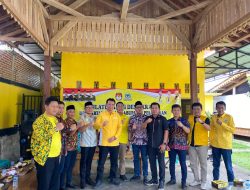Jalin Senergritas Dengan Parpol, Ketua KPU Pesawaran Fery Ikhsan Sambangi Kediaman Ketua DPD Partai Golkar Pesawaran Mustika Bahrum