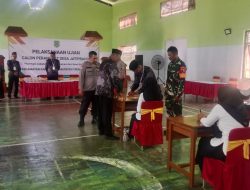 TNI-Polri Kawal Ketat Ujian Perangkat Desa di Trenggalek