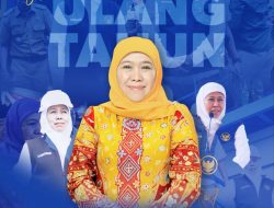 Gubernur Jatim Khofifah Indar Parawansa Ulang Tahun, Doa dan Dukungan Mengalir untuk Pengabdian bagi Masyarakat