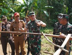 Pangdam V/Brawijaya Tinjau Pembangunan Jembatan Garuda Perintis di Sumenep