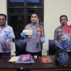 Polres Pacitan Amankan Dua Tersangka Penyiram Air Keras Penjual Tempe