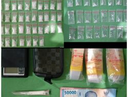 Polrestabes Surabaya Amankan Tersangka Pengedar Narkoba, Sita 42,9 Gram Sabu