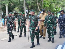 Pangdam Rudy Tinjau Sejumlah Lokasi Satuan Teritorial Pembangunan di Madiun Raya