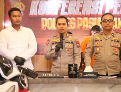 Ungkap 3 Kejahatan Jalanan, Polres Pasuruan Tangkap Pelaku Begal dan Curanmor