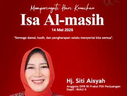 Hj. Siti Aisyah: Semangat Kenaikan Isa Al-Masih Perkuat Damai dan Persatuan Bangsa