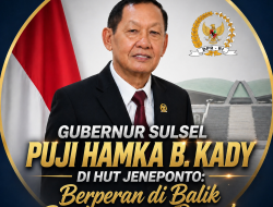 Ini Alasan Gubernur Sulsel Puji Politisi Senior Golkar Hamka B. Kady di HUT ke-163 Jeneponto