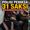 Polisi memeriksa 31 orang saksi terkait insiden kecelakaan kereta api di wilayah Bekasi Timur.