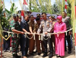 Polres Trenggalek Bangun Jembatan Merah Putih Presisi Penggerak Ekonomi Desa