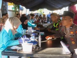 Polri Untuk Masyarakat : Polres Lumajang Gelar Bakti Kesehatan Sambut Hari Bhayangkara ke-80