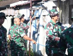 Denpom V/1 Madiun Renovasi Rumah Dinas TNI AD