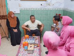 Hari Bhayangkara ke-80, Kapolres Pasuruan Anjangsana Anggota Sakit dan Warakawuri