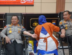Semangat Kepedulian HUT Bhayangkara ke-80 Diwujudkan? Polrestabes Surabaya Gelar Donor Darah Massal Libatkan 200 Peserta