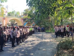 Polres Pelabuhan Tanjungperak Libatkan 696 Personel Kawal Pengesahan Warga Baru PSHT di Surabaya