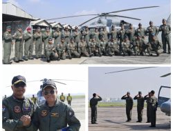Komandan Puspenerbal Anugerahkan Brevet Kehormatan Penerbangan TNI AL kepada Prof. Dr. Achmad Tjachja Nugraha