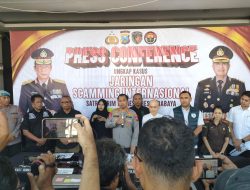 Polrestabes Surabaya Bongkar Jaringan Scamming Internasional, 45 Pelaku Diamankan