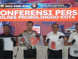Polres Probolinggo Kota Amankan Komplotan Curanmor dan Pembobol Konter