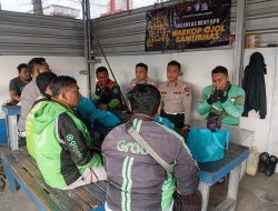Sambut Hari Bhayangkara ke – 80, Polres Jember Berbagi Paket Sembako untuk Ojol