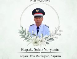Karena Serangan Jantung, Kades Marongsari Sapuran Meninggal Dunia