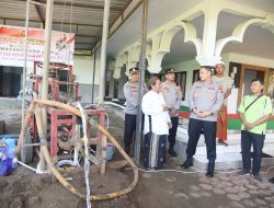 Kado Hari Bhayangkara ke – 80, Polres Bondowoso Bangun Sumur Bor untuk Masyarakat di Sekar Putih
