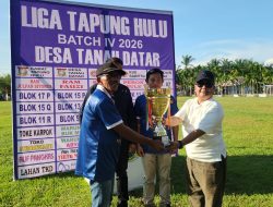 Didukung APDESI Riau dan PSSI Kampar, Pembukaan Liga Tapung Hulu IV Berlangsung Meriah