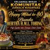 Group Komunitas Jurnalis Nusantara (KJN) Mengucapkan Selamat Ulang Tahun ke-80 kepada Ibunda Tercinta Bunda Bertha H.M.L. Tobing