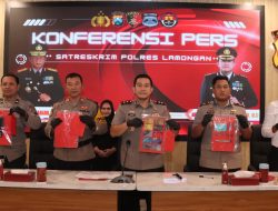 Polres Lamongan Ungkap Jaringan Ganjal ATM Lintas Daerah, 5 Tersangka Residivis Diamankan