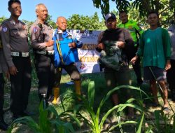 Dukung Swasembada Pangan, Polrestabes Surabaya Serahkan Bantuan Alat Pertanian kepada Petani Jambangan