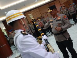 Jelang Hari Bhayangkara ke – 80 Polda Jatim Gelar Upacara Pemuliaan Nilai Luhur Tribrata
