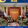 Danpuspenerbal Terima Kunjungan Kerja Kabaharwathan Kemhan di Mako Puspenerbal