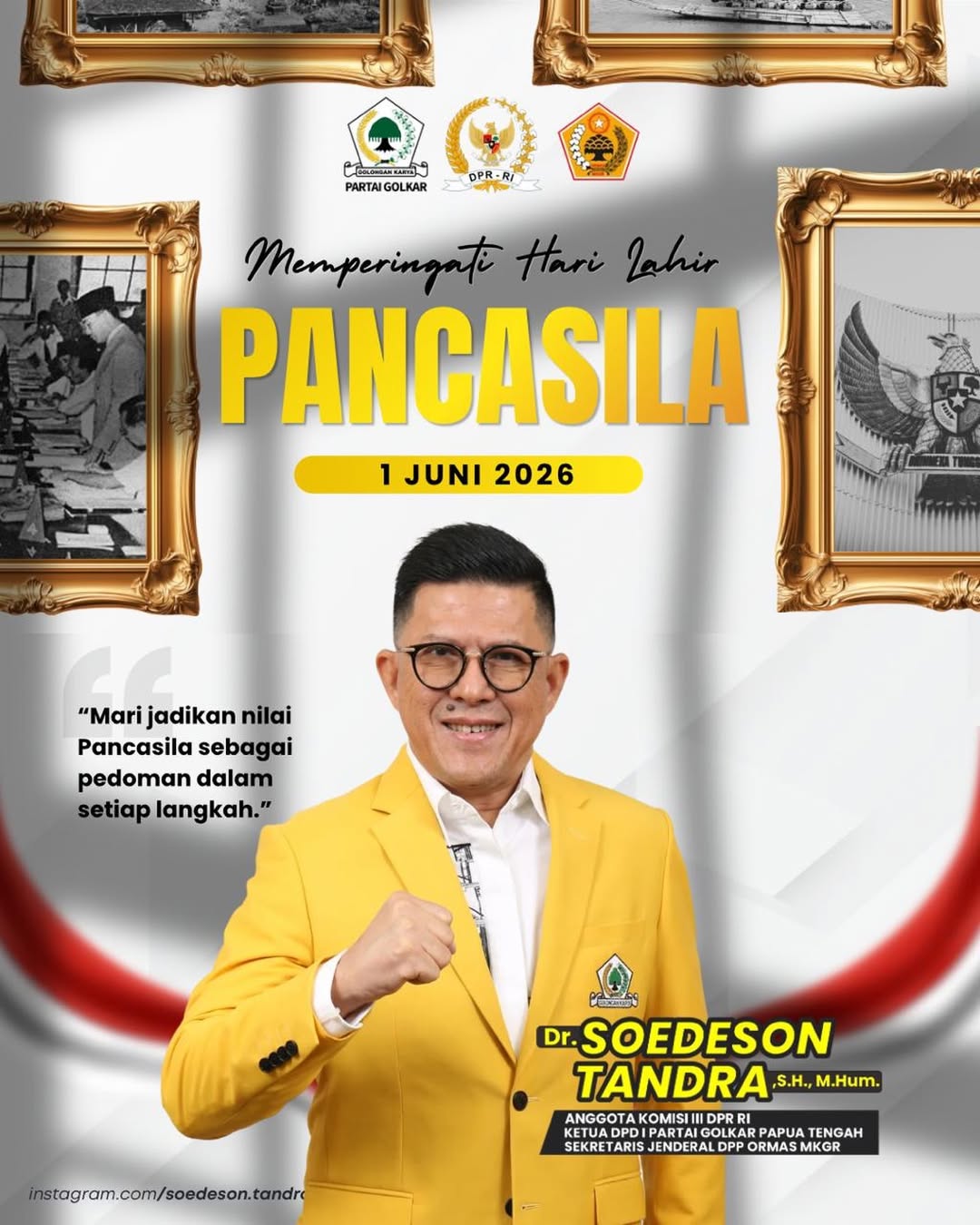 Memperingati Hari Lahir Pancasilamari Jadikan Nilai Pancasila Sebagai Pedoman Dalam Setiap Langk