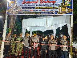 Sentuhan Humanis Kapolres Kampar di Peresmian Kampung ATM Bukit Kemuning: Jalin Silaturahmi, Serahkan Bantuan, Hingga Hijaukan Lingkungan