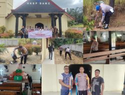 Momentum Hari Bhayangkara ke-80: Polsek Tapung Hulu Tebar Kepedulian Melalui Bakti Religi