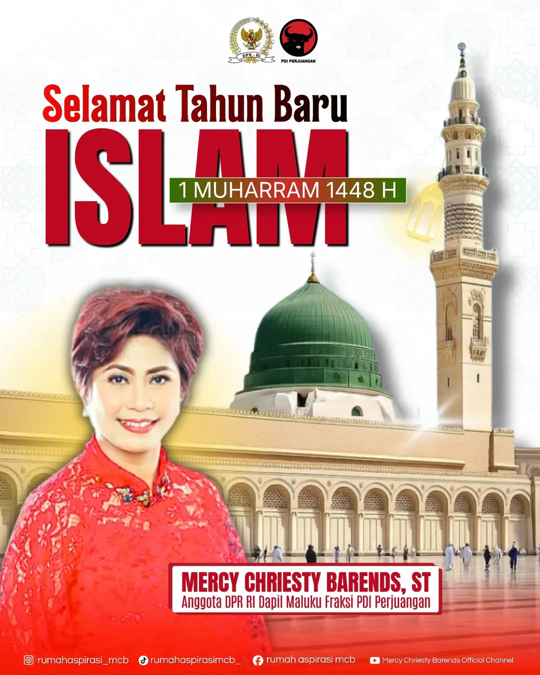 Selamat Tahun Baru Islam 2026. Semoga Datangnya 1 Muharram 1448 H Membawa Keberkahan, Kesehatan