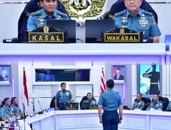 PANGKORMAR IKUTI UJI NASKAH III TNI ANGKATAN LAUT JALESVEVA JAYAMAHE