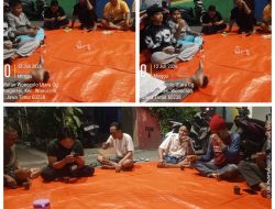 Warga RT 05 RW 01 Gelar Kerja Bakti dan Rembug Warga malam hari , Perkuat Kebersamaan serta Kepedulian Lingkungan