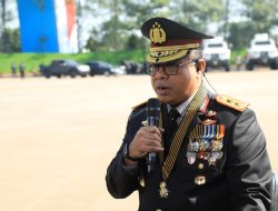 Polri Gelar Upacara Hari Bhayangkara Ke-80 di Satlat Korbrimob Cikeas