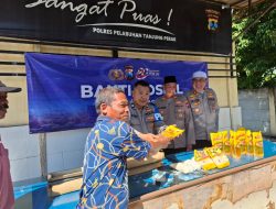 Peringati Hari Bhayangkara ke-80, Polsek Pabean Cantikan Bagikan Sembako untuk Warga dan Jukir