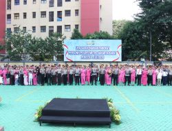 Momentum Hari Bhayangkara, Kapolres Metro Jakarta Barat Pimpin Upacara Kenaikan Pangkat 74 Personel