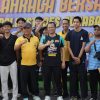OLAHRAGA SEDULURAN AREK AREK SUROBOYO BERSAMA POLRESTABES SURABAYA MEMPERINGATI HARI BHAYANGKARA KE-80