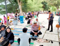 Libur Sekolah THP Kenjeran Dipadati Pengunjung, Polres Pelabuhan Tanjung Perak Terjunkan Personel Pastikan Keamanan