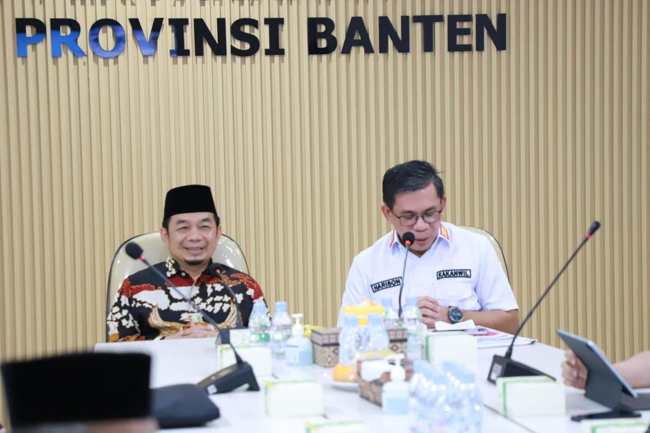 Jazuli Kunjungi Kanwil ATR/BPN Banten, Bahas Sertifikasi Tanah Wakaf dan Perlindungan Lahan Pertanian Rakyat*