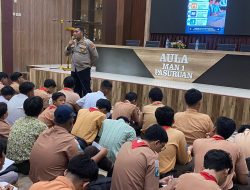 Polres Pasuruan Tanamkan Disiplin kepada 340 Siswa Baru MAN 1 Pasuruan, Bekal Wujudkan Generasi Berkarakter