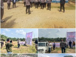 Kawal Aksi Damai Forum Eks Peladangan Senama Nenek, TNI-Polri Pastikan Kamtibmas di Tapung Hulu Aman Terkendali